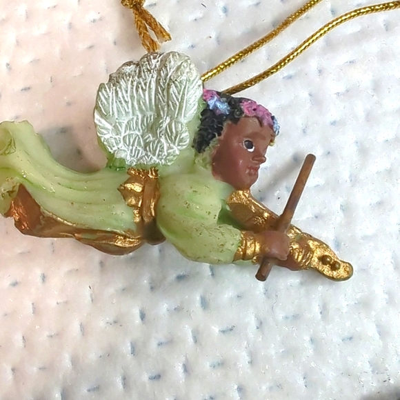 Miniature Resin Angel Tree ornaments, multi colors - Picture 3 of 4